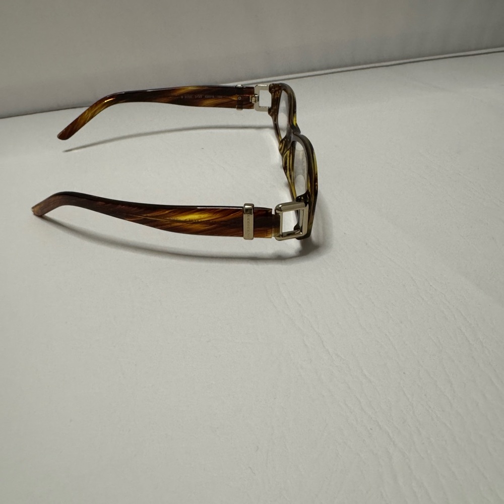 Burberry Brown and Gold Tortoiseshell Glasses - Picture 4 of 8